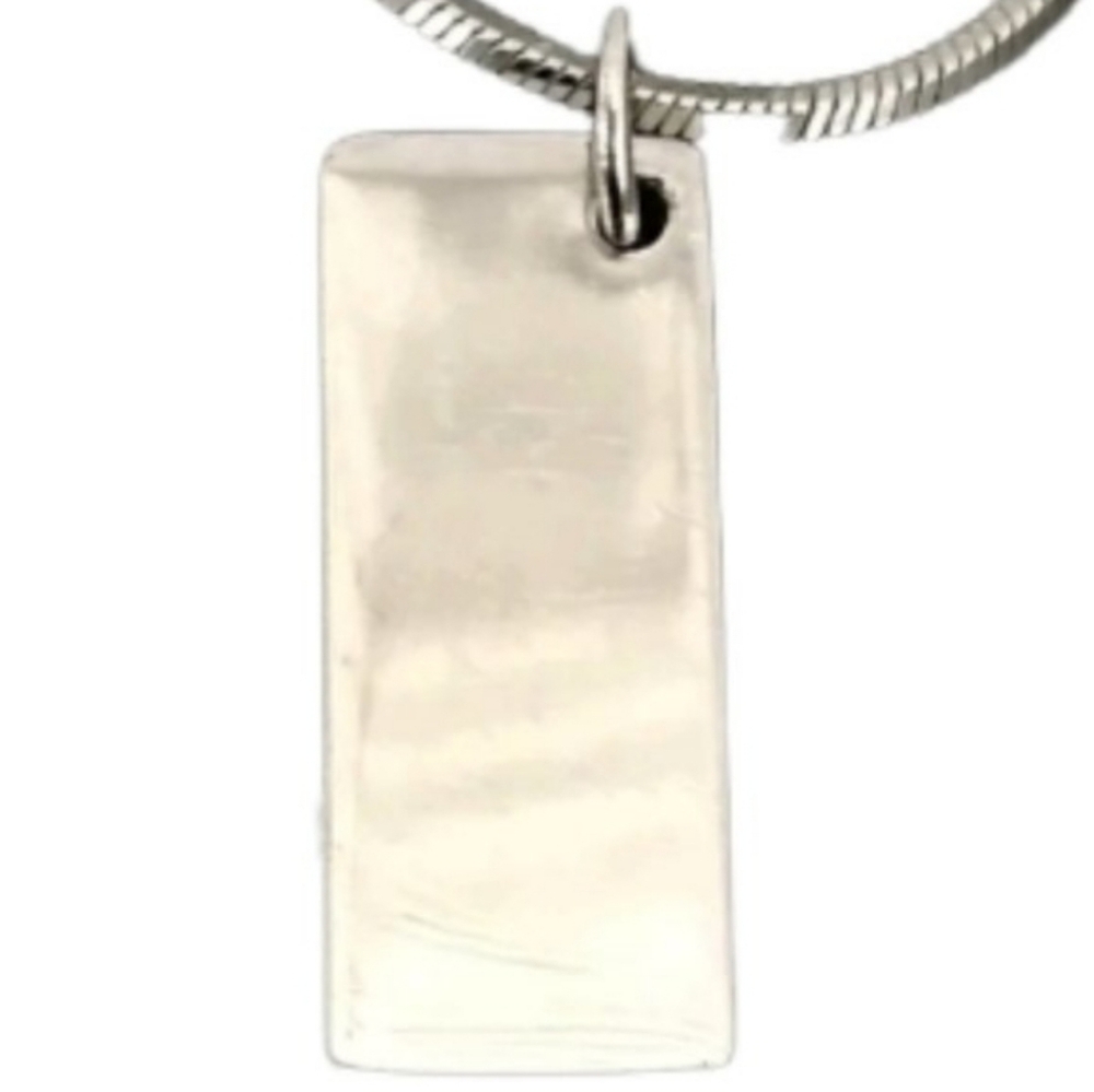 🧧NWOT Christian Dior Trotter Silver Necklace & BAG🏆+GIFT(COPY) - Picture 7 of 10